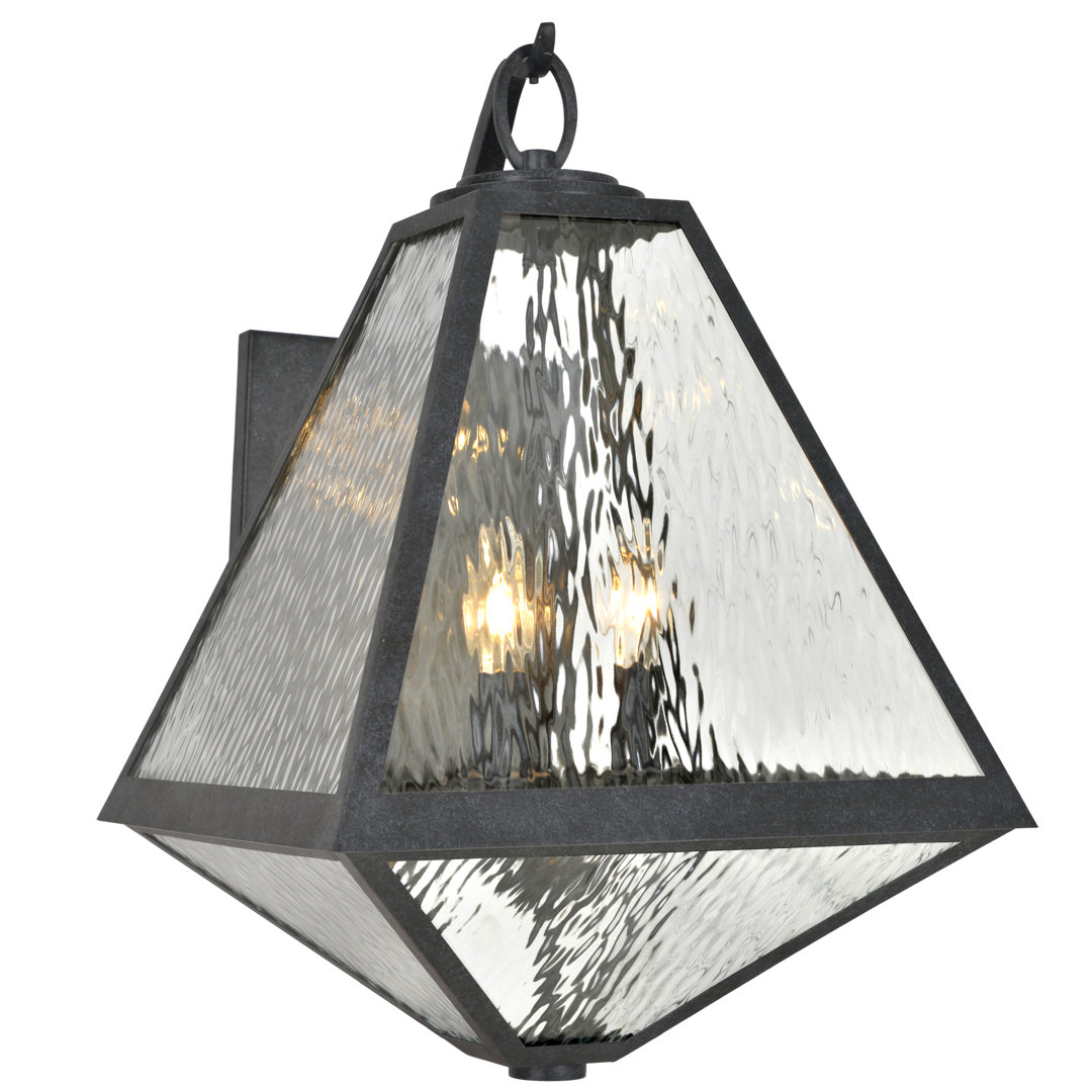 Maribel Black 3 - Bulb 21'' H Outdoor Wall Mount